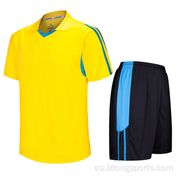 Último diseño en blanco más barato Jersey de fútbol amarillo